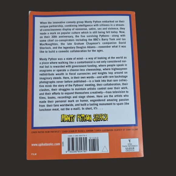 📖 Monty Python Speaks! by David Morgan (1999, Spike Trade Paperback) - Picture 3 of 3